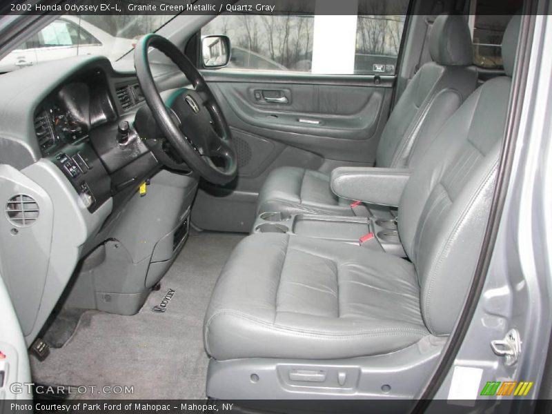 Granite Green Metallic / Quartz Gray 2002 Honda Odyssey EX-L
