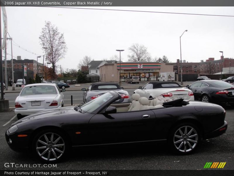 Copper Black Metallic / Ivory 2006 Jaguar XK XK8 Convertible