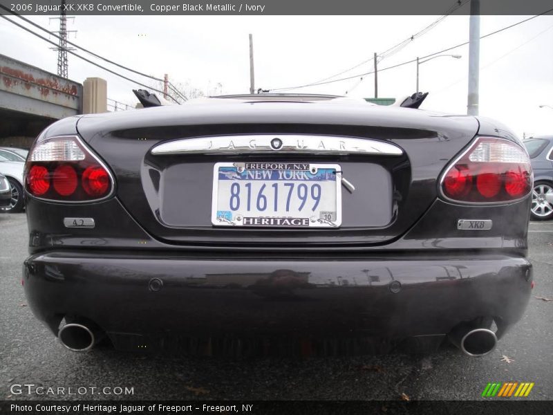 Copper Black Metallic / Ivory 2006 Jaguar XK XK8 Convertible