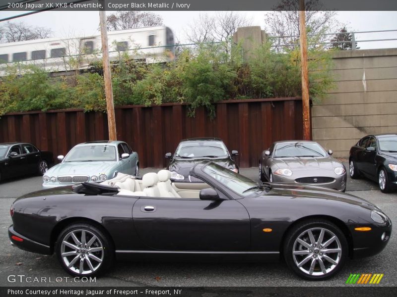  2006 XK XK8 Convertible Copper Black Metallic