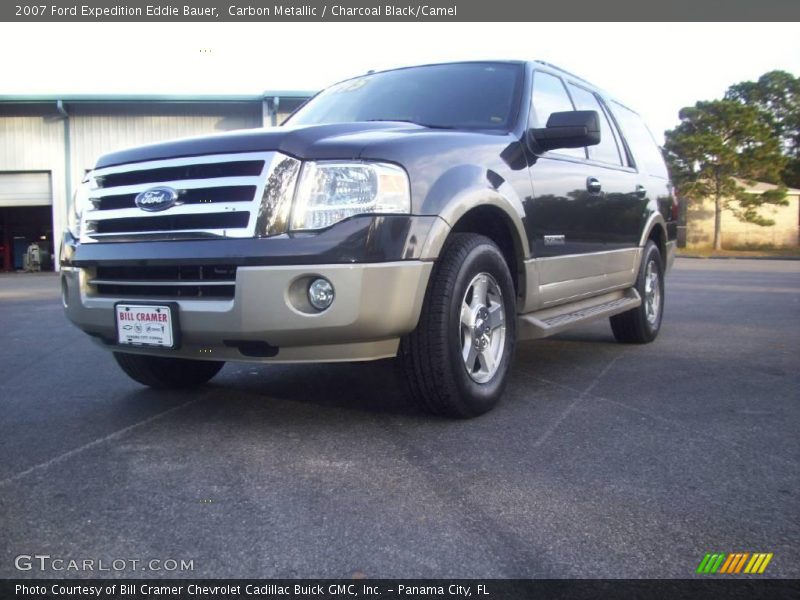Carbon Metallic / Charcoal Black/Camel 2007 Ford Expedition Eddie Bauer