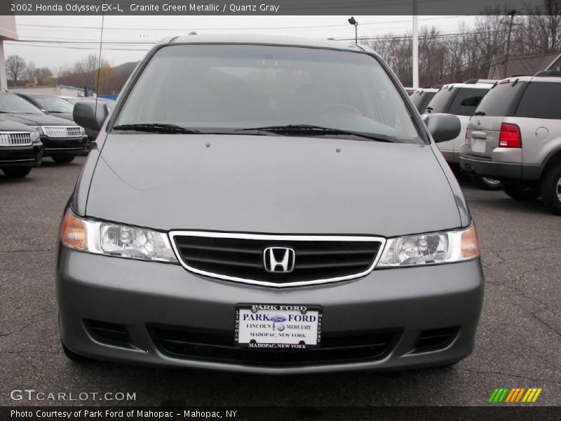 Granite Green Metallic / Quartz Gray 2002 Honda Odyssey EX-L
