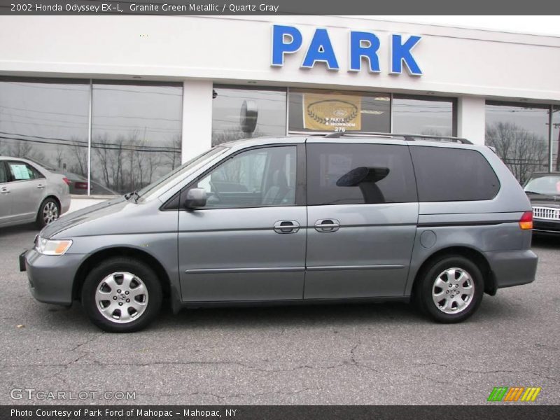 Granite Green Metallic / Quartz Gray 2002 Honda Odyssey EX-L