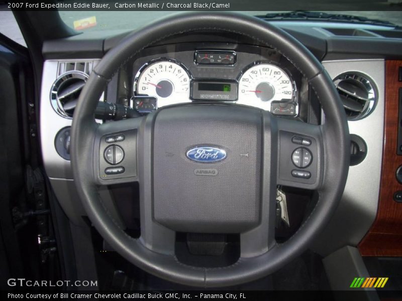Carbon Metallic / Charcoal Black/Camel 2007 Ford Expedition Eddie Bauer