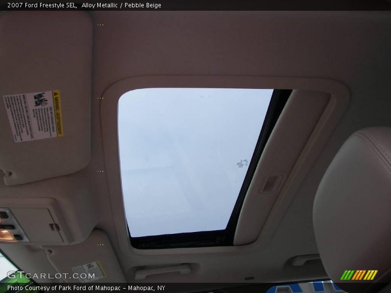 Alloy Metallic / Pebble Beige 2007 Ford Freestyle SEL