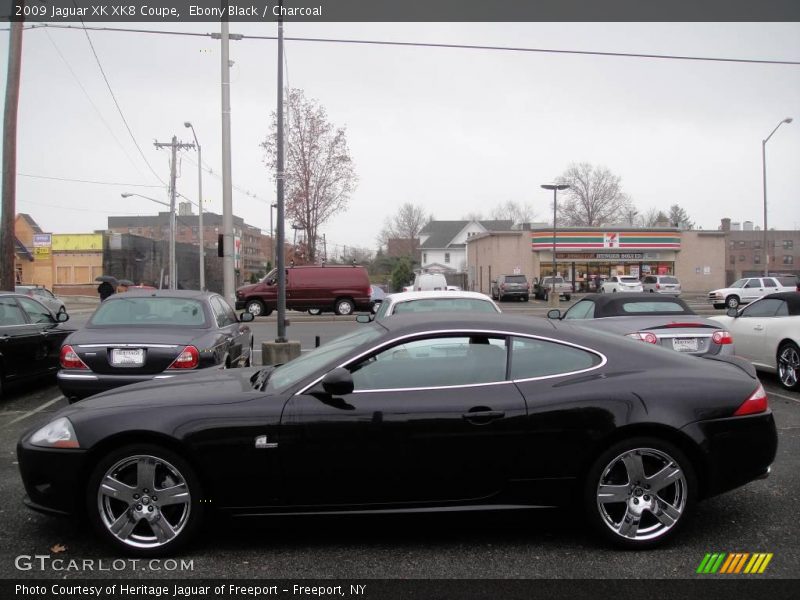 Ebony Black / Charcoal 2009 Jaguar XK XK8 Coupe