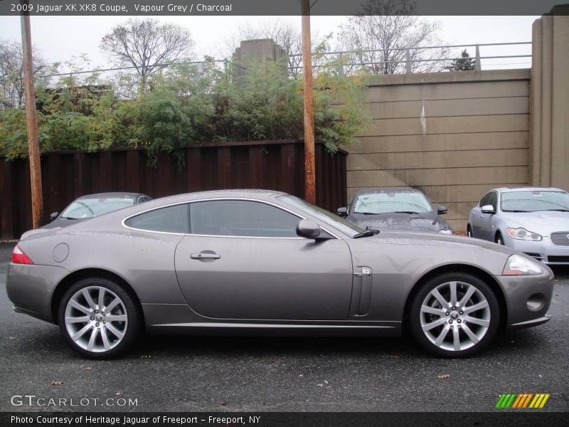 Vapour Grey / Charcoal 2009 Jaguar XK XK8 Coupe