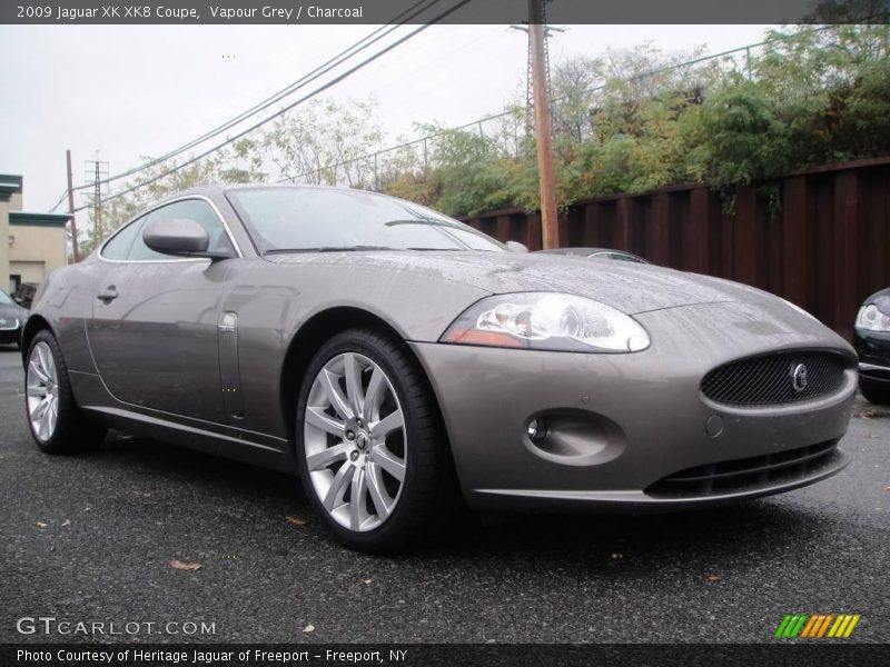 Vapour Grey / Charcoal 2009 Jaguar XK XK8 Coupe
