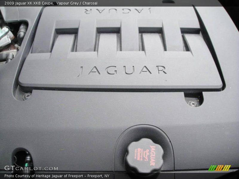 Vapour Grey / Charcoal 2009 Jaguar XK XK8 Coupe