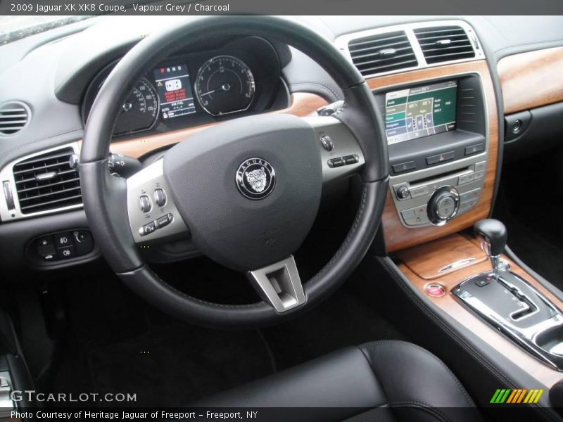 Vapour Grey / Charcoal 2009 Jaguar XK XK8 Coupe