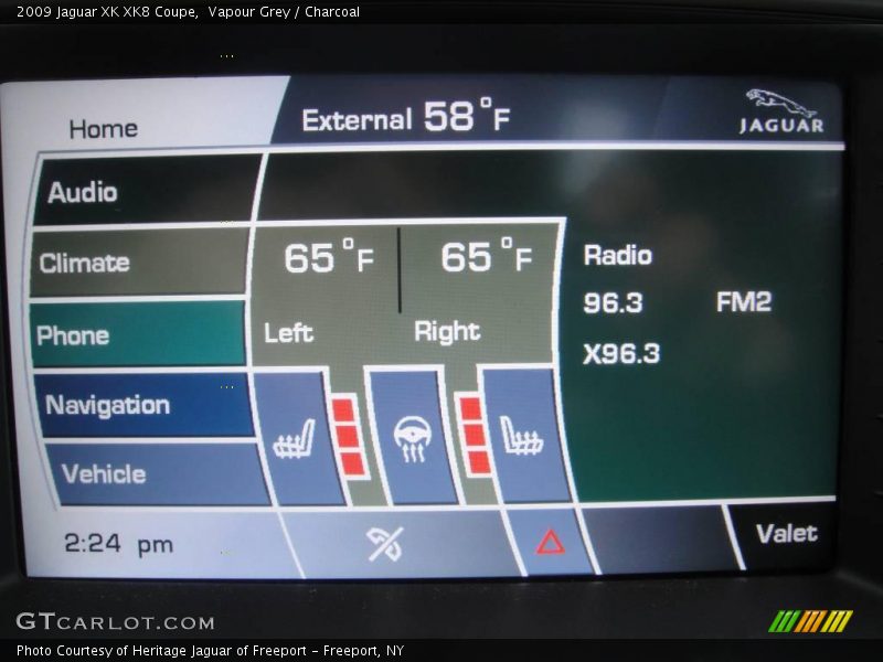 Vapour Grey / Charcoal 2009 Jaguar XK XK8 Coupe