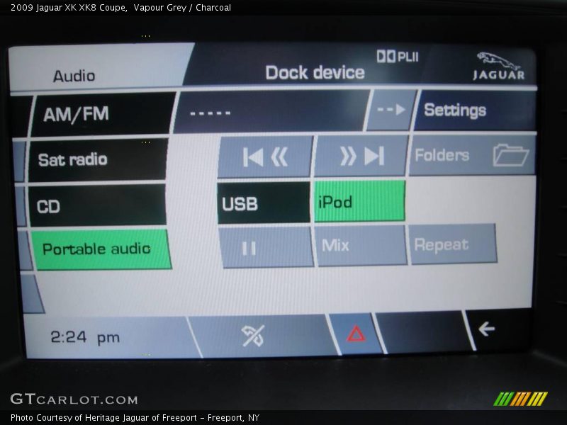 Vapour Grey / Charcoal 2009 Jaguar XK XK8 Coupe