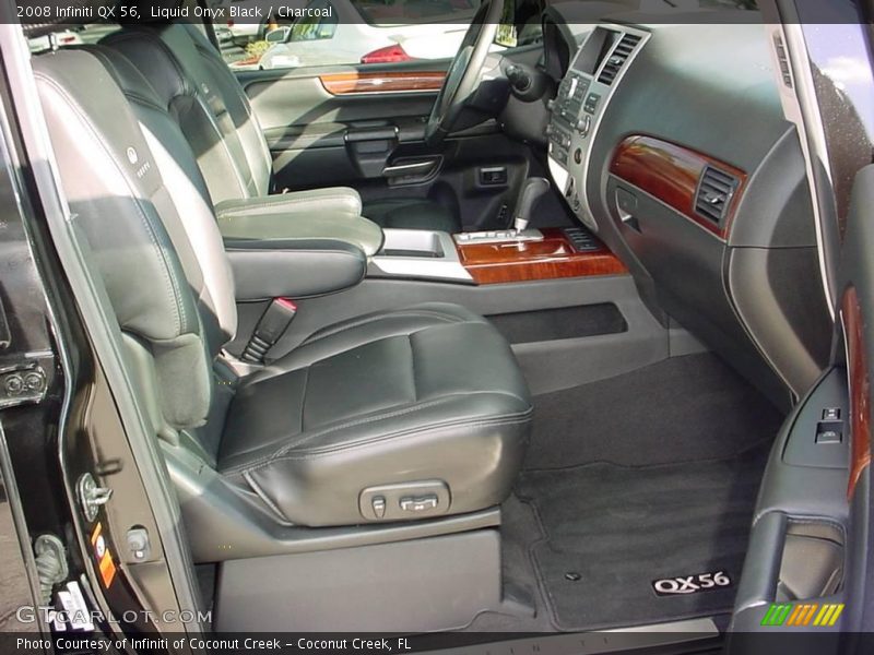 Liquid Onyx Black / Charcoal 2008 Infiniti QX 56