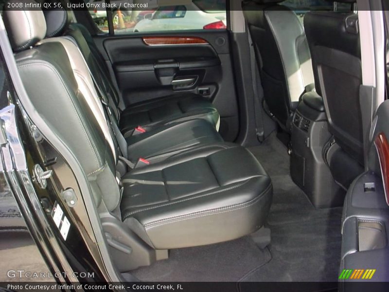 Liquid Onyx Black / Charcoal 2008 Infiniti QX 56