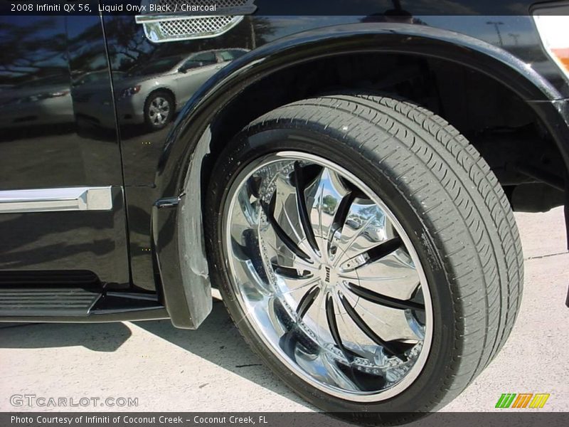 Liquid Onyx Black / Charcoal 2008 Infiniti QX 56