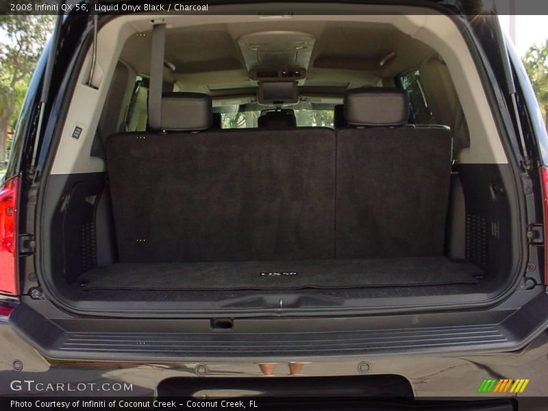 Liquid Onyx Black / Charcoal 2008 Infiniti QX 56