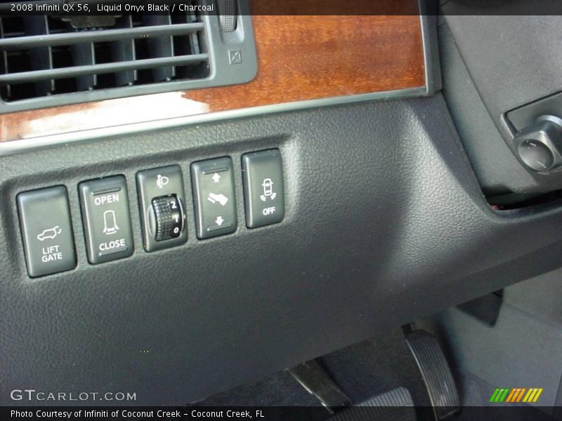 Liquid Onyx Black / Charcoal 2008 Infiniti QX 56