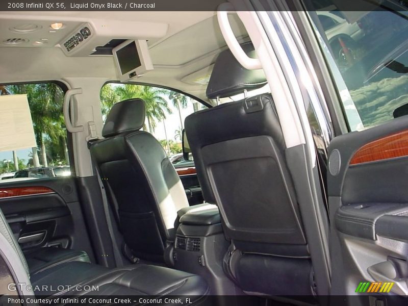 Liquid Onyx Black / Charcoal 2008 Infiniti QX 56