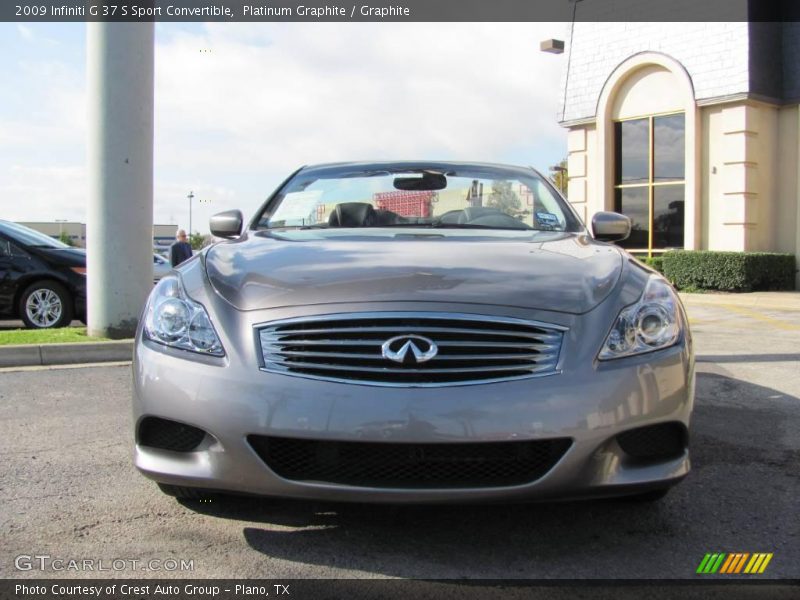 Platinum Graphite / Graphite 2009 Infiniti G 37 S Sport Convertible