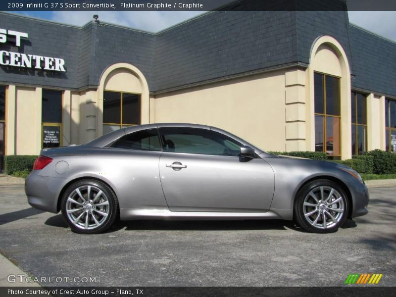 Platinum Graphite / Graphite 2009 Infiniti G 37 S Sport Convertible