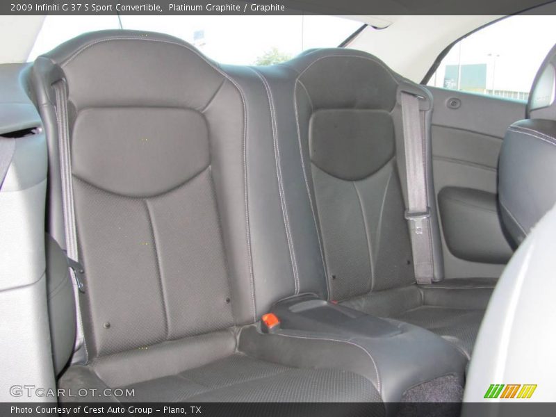 Platinum Graphite / Graphite 2009 Infiniti G 37 S Sport Convertible