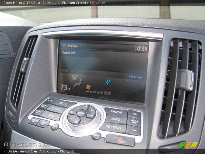 Platinum Graphite / Graphite 2009 Infiniti G 37 S Sport Convertible