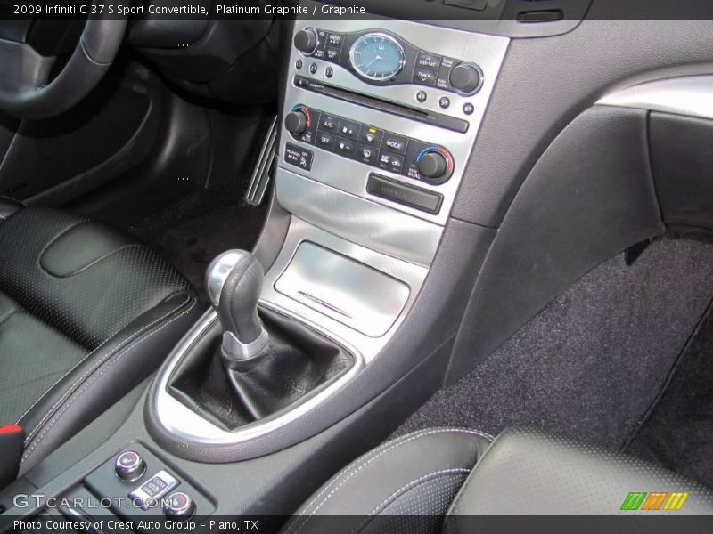Platinum Graphite / Graphite 2009 Infiniti G 37 S Sport Convertible