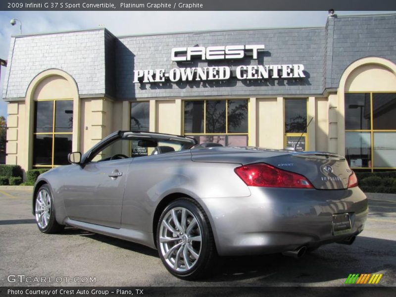 Platinum Graphite / Graphite 2009 Infiniti G 37 S Sport Convertible