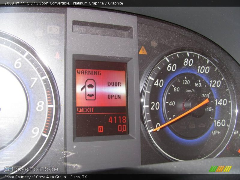 Platinum Graphite / Graphite 2009 Infiniti G 37 S Sport Convertible
