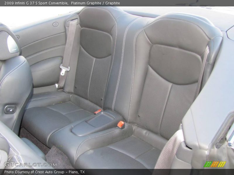 Platinum Graphite / Graphite 2009 Infiniti G 37 S Sport Convertible