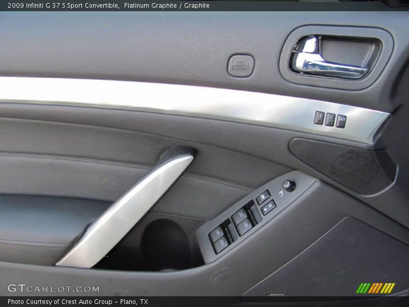 Platinum Graphite / Graphite 2009 Infiniti G 37 S Sport Convertible