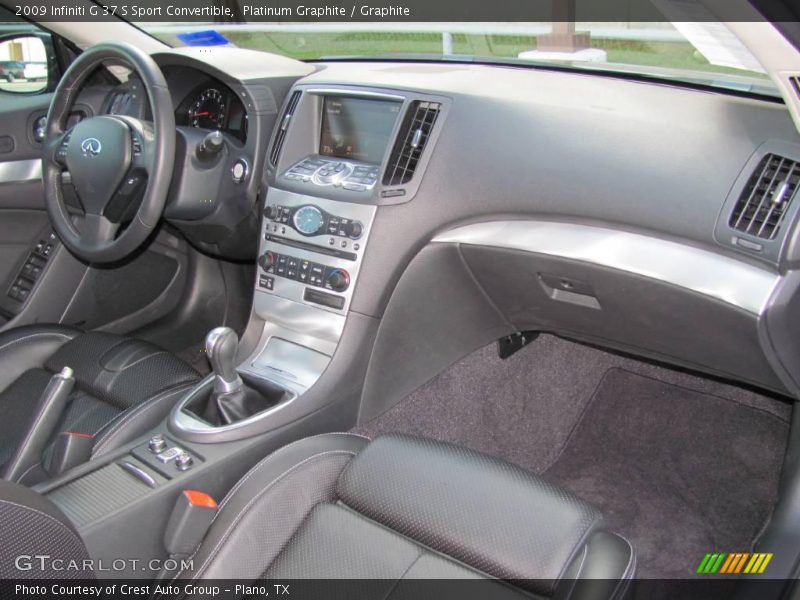 Platinum Graphite / Graphite 2009 Infiniti G 37 S Sport Convertible