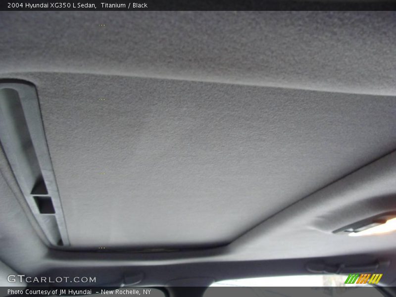 Titanium / Black 2004 Hyundai XG350 L Sedan