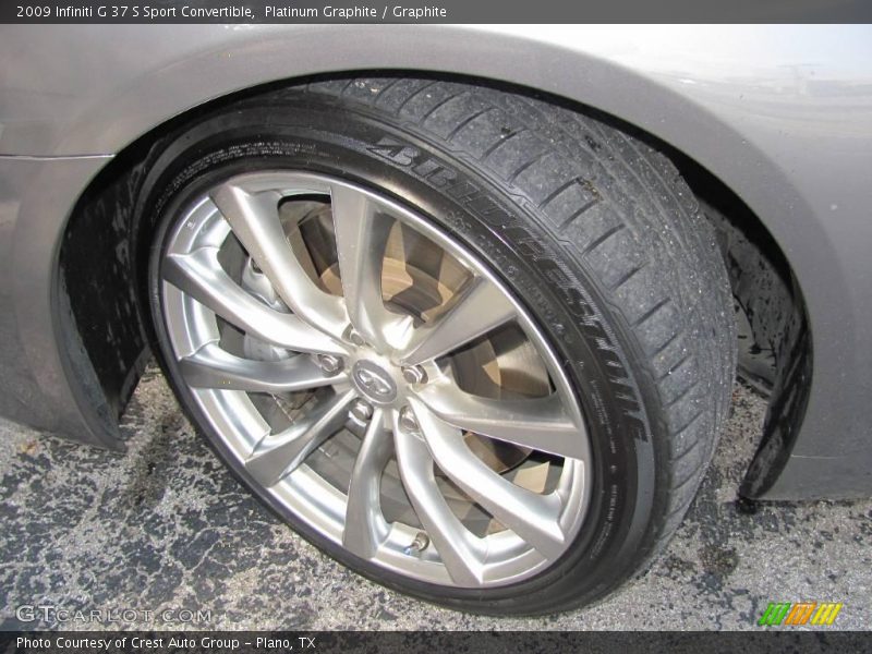 Platinum Graphite / Graphite 2009 Infiniti G 37 S Sport Convertible