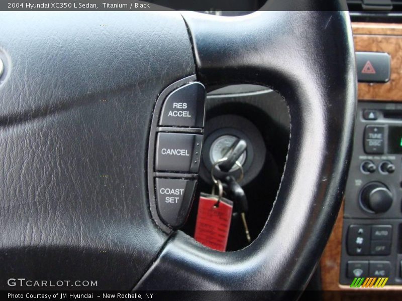 Titanium / Black 2004 Hyundai XG350 L Sedan