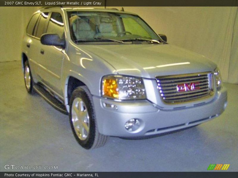 Liquid Silver Metallic / Light Gray 2007 GMC Envoy SLT
