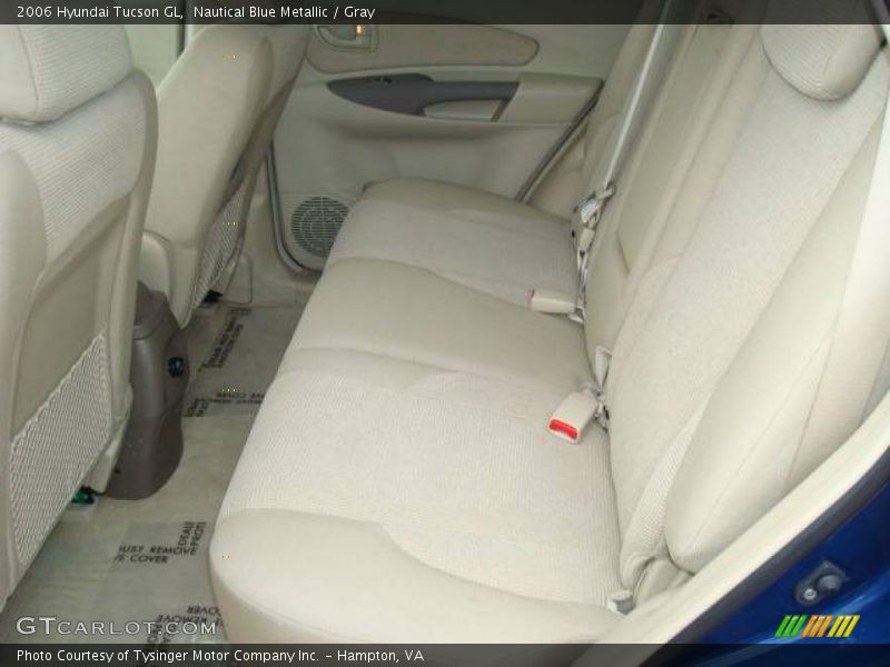 Nautical Blue Metallic / Gray 2006 Hyundai Tucson GL