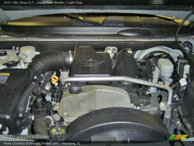 Liquid Silver Metallic / Light Gray 2007 GMC Envoy SLT