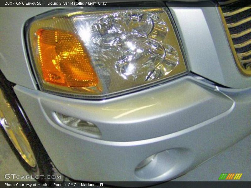 Liquid Silver Metallic / Light Gray 2007 GMC Envoy SLT