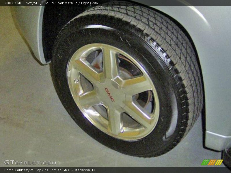 Liquid Silver Metallic / Light Gray 2007 GMC Envoy SLT