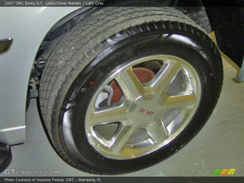 Liquid Silver Metallic / Light Gray 2007 GMC Envoy SLT