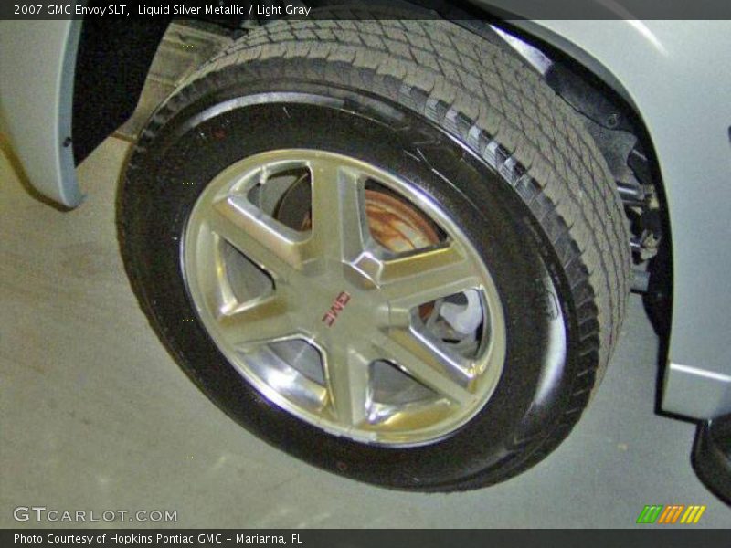 Liquid Silver Metallic / Light Gray 2007 GMC Envoy SLT