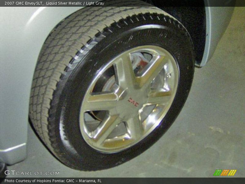 Liquid Silver Metallic / Light Gray 2007 GMC Envoy SLT