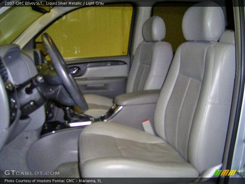 Liquid Silver Metallic / Light Gray 2007 GMC Envoy SLT