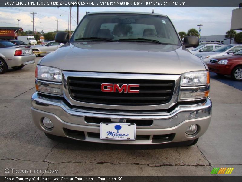 Silver Birch Metallic / Dark Titanium/Light Titanium 2007 GMC Sierra 1500 Classic Z71 Crew Cab 4x4