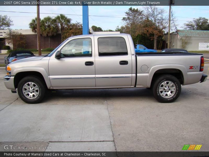 Silver Birch Metallic / Dark Titanium/Light Titanium 2007 GMC Sierra 1500 Classic Z71 Crew Cab 4x4