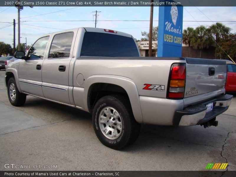 Silver Birch Metallic / Dark Titanium/Light Titanium 2007 GMC Sierra 1500 Classic Z71 Crew Cab 4x4