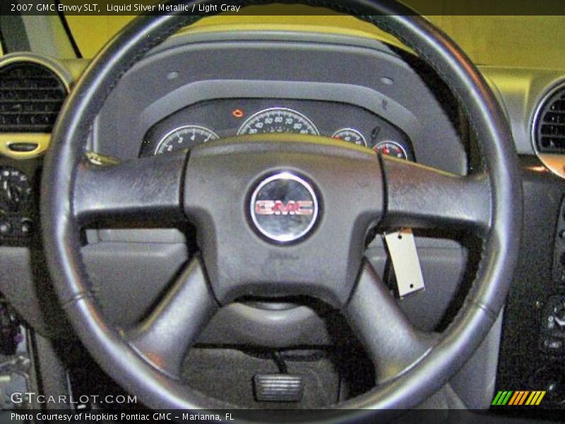 Liquid Silver Metallic / Light Gray 2007 GMC Envoy SLT