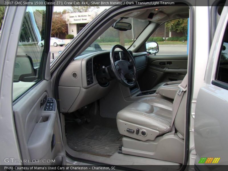 Silver Birch Metallic / Dark Titanium/Light Titanium 2007 GMC Sierra 1500 Classic Z71 Crew Cab 4x4