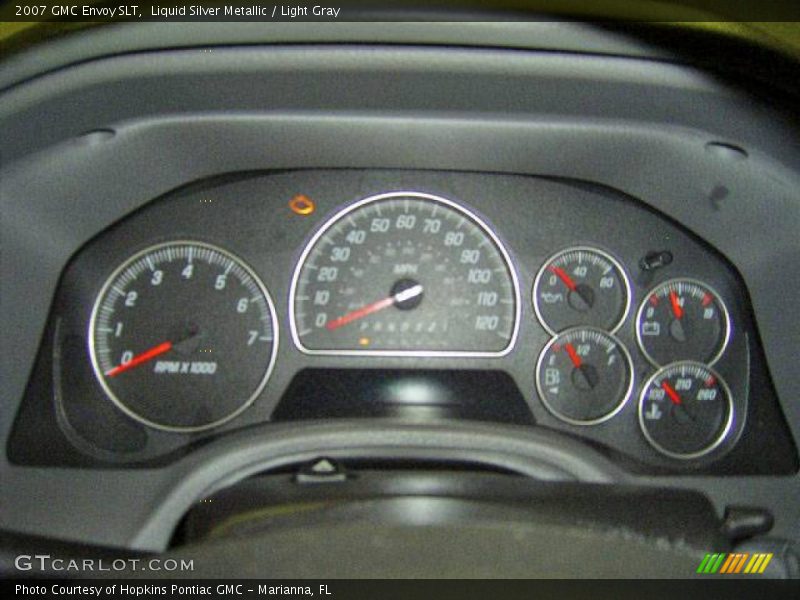 Liquid Silver Metallic / Light Gray 2007 GMC Envoy SLT